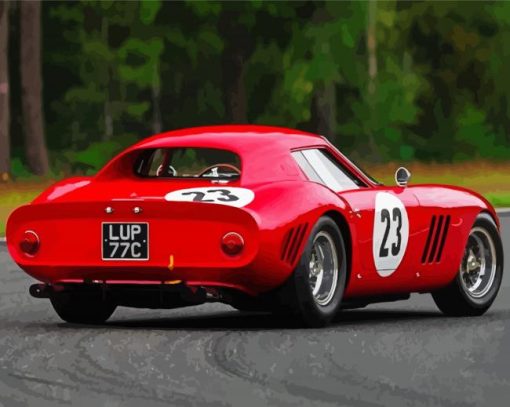 Aesthetic Ferrari 250 GTO paint by number