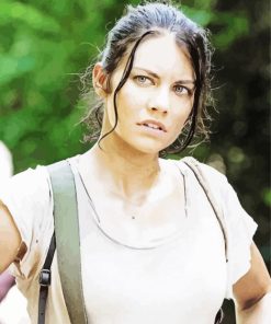 Aesthetic Maggie Greene paint by number