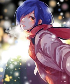 Aesthetic Touka Kirishima paint by number