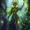 Aesthetic Dryad Nymph paint by number