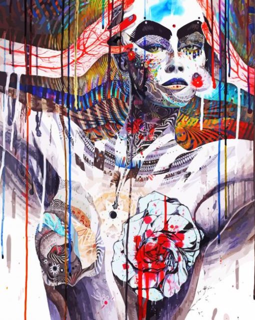 Art Woman Minjae Lee paint by number