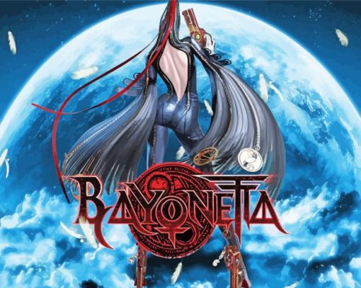 Bayonetta Video Game Poster paint by number