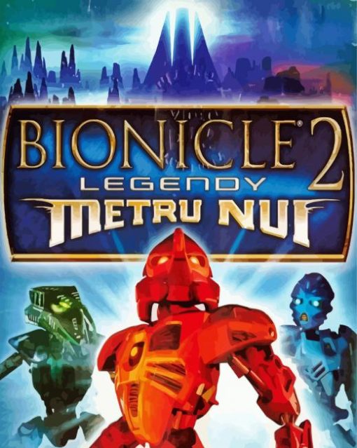 Bionicle 2 Legends Of Metru Nui paint by number