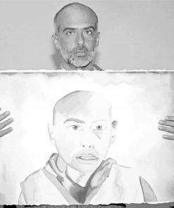 Black And White Francesco Clemente paint by number