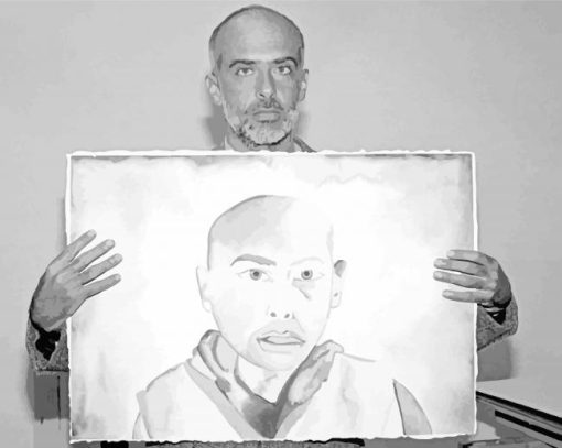 Black And White Francesco Clemente paint by number