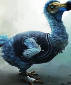 Blue Dodo paint by number