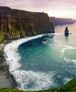 Cliffs Of Moher Landscape Nature paint by number