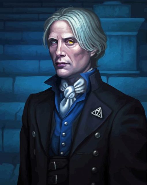 Cool Grindelwald Art paint by number