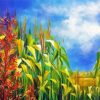 Corn Field Art paint by number