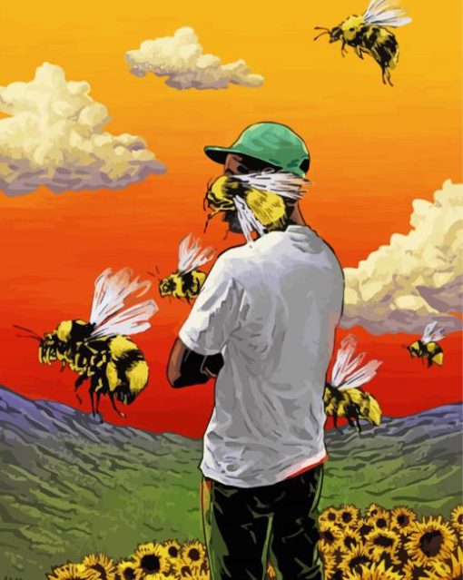 Flower Boy paint by number