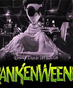 Frankenweenie Movie Poster paint by number