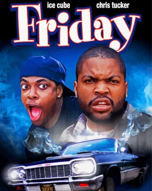 Friday Movie Poster paint by number