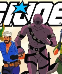 Gi Joe Game paint by number