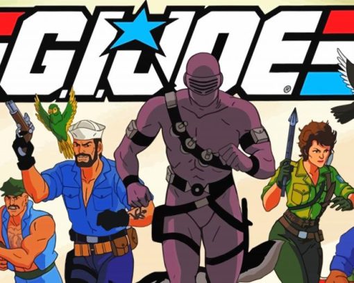 Gi Joe Game paint by number