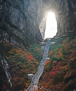 Heaven Gate Arch In China paint by number