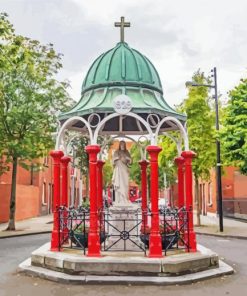 Liberties Statue Dublin paint by number