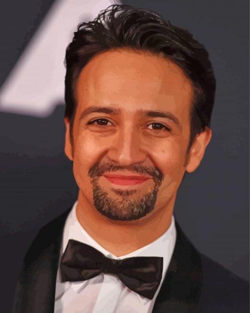 Lin Manuel Miranda paint by number