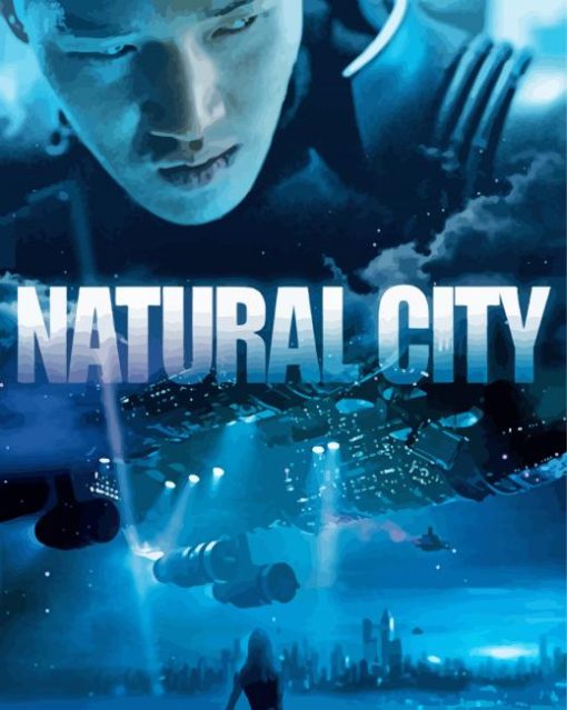 Natural City Poster paint by number