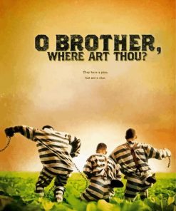 O Brother Where Art Thou Movie Poster paint by number