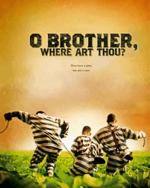 O Brother Where Art Thou Movie Poster paint by number