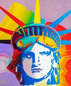 Statue Of Liberty Peter Max paint by number