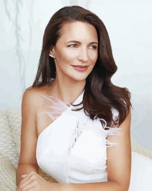 The Beautiful Kristin Davis paint by number