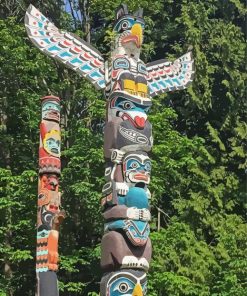 Totem Pole paint by number