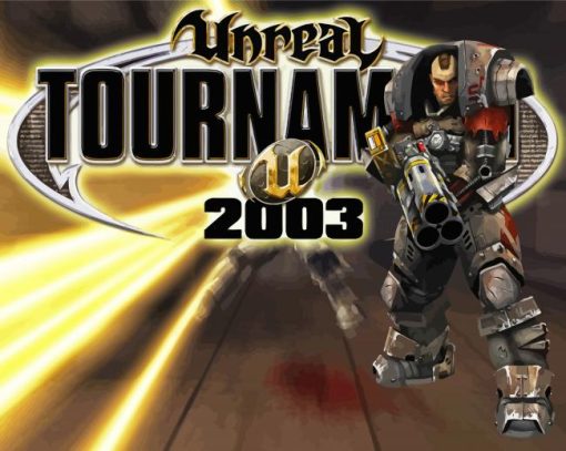 Unreal Tournament Game Poster paint by number