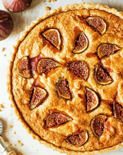 Vegan Fig Frangipane paint by number