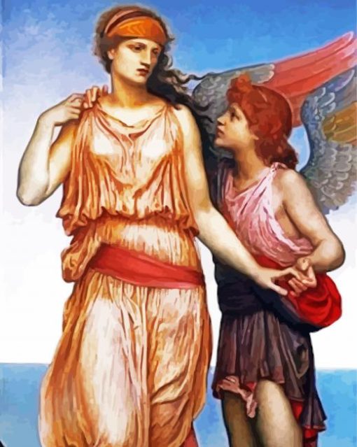 Venus And Cupid paint by number