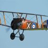 Vintage Bi Plane paint by number