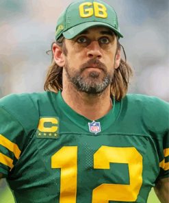 Aaron Rodgers paint by number