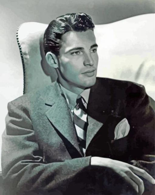 Actor William Hopper paint by number