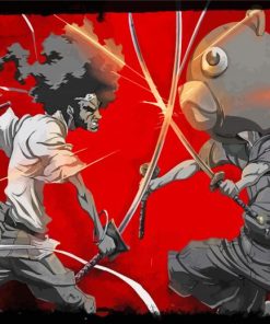 Afro Samurai Game paint by number