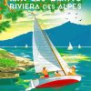 Aix Les Bains Summer Poster paint by number