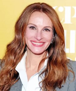 American Julia Roberts paint by number