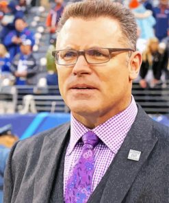 American Footballer Howie Long paint by number