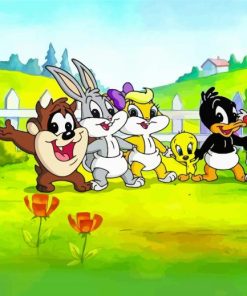 Baby Looney Tunes Characters paint by number