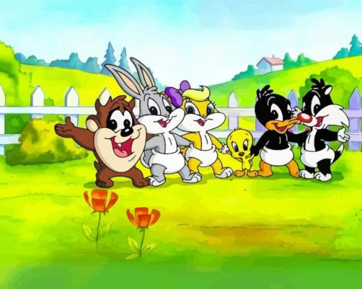 Baby Looney Tunes Characters paint by number