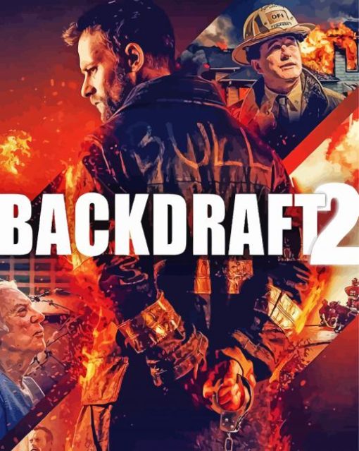 Backdraft Movie Poster Paint by number