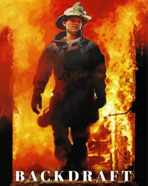 Backdraft Poster paint by number