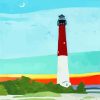 Barnegat Lighthouse Art paint by number