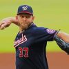 Baseball Pitcher Stephen Strasburg paint by number