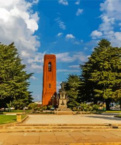 Bathurst War Memorial Carillon paint by number