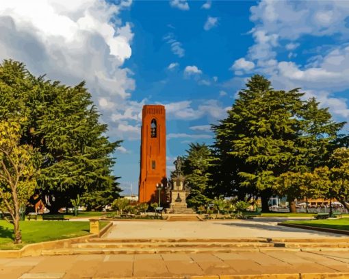 Bathurst War Memorial Carillon paint by number