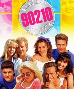 Beverly Hills 90210 Drama Serie paint by number