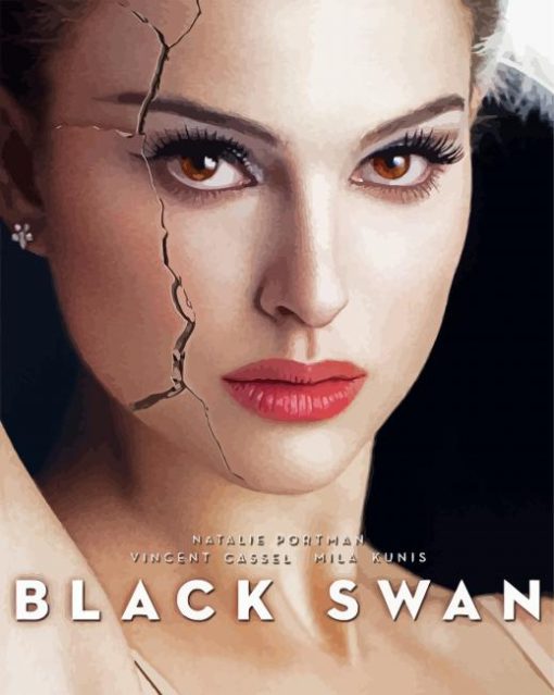 Black Swan Poster paint by number