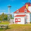 Cabot Head Lighthouse Georgian Bay paint by number