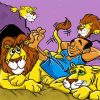 Cartoon Daniel In The Lions Den paint by number