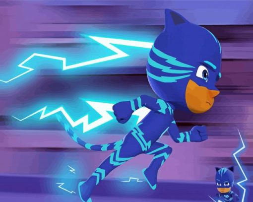 Catboy Pj Masks paint by number